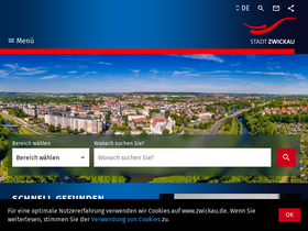 'zwickau.de' screenshot