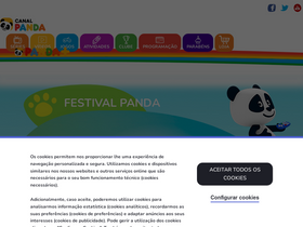 'canalpanda.pt' screenshot