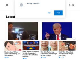 'patriotunitednews.com' screenshot