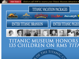 'titanicattraction.com' screenshot