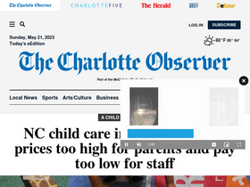 'charlotteobserver.com' screenshot