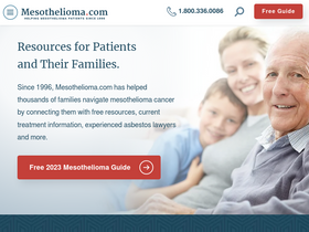 'mesothelioma.com' screenshot