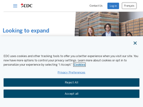 'edc.ca' screenshot