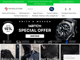'patrolstore.com' screenshot