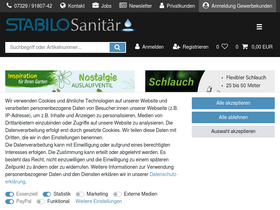 'stabilo-sanitaer.de' screenshot