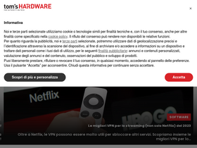 'tomshw.it' screenshot