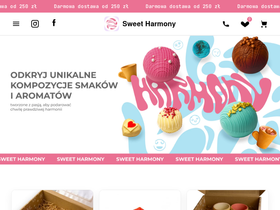 sweet-harmony.store homepage screenshot