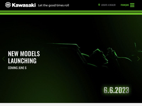 'kawasaki.ca' screenshot