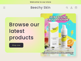 beechyskin.com homepage screenshot