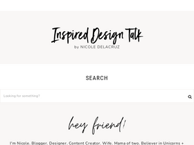 'inspireddesigntalk.com' screenshot