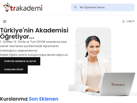 'trakademi.com' screenshot