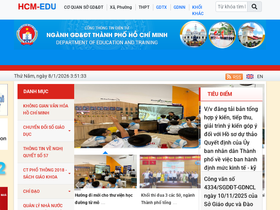 'quanly.hcm.edu.vn' screenshot