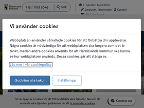 'harnosand.se' screenshot