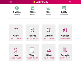 'astrologify.com' screenshot