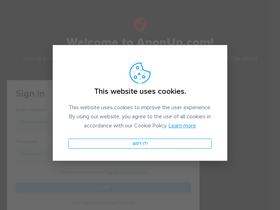 'anonup.com' screenshot