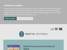 'trotta.es' screenshot
