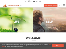 'dadabhagwan.org' screenshot