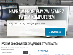 'wyleczpc.pl' screenshot
