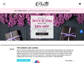'platinumskincare.com' screenshot
