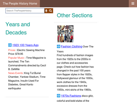 'thepeoplehistory.com' screenshot