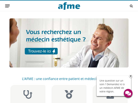 'afme.org' screenshot