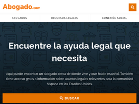 'abogado.com' screenshot