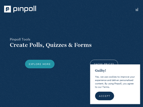 'pinpoll.com' screenshot