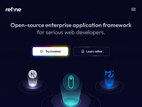 'refine.dev' screenshot