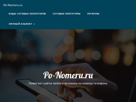 'po-nomeru.ru' screenshot