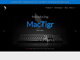 'daskeyboard.com' screenshot