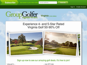 'wee.groupgolfer.com' screenshot