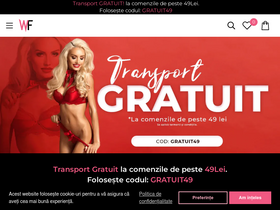 'wildfashion.ro' screenshot