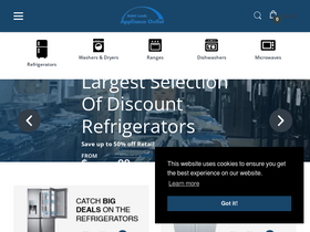 'stlapplianceoutlet.com' screenshot
