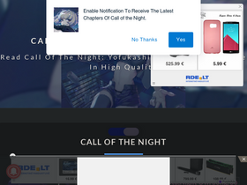 'callofnight.com' screenshot