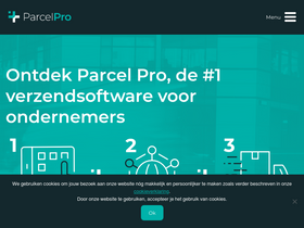 'parcelpro.nl' screenshot