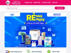 'thefaceholic.com' screenshot