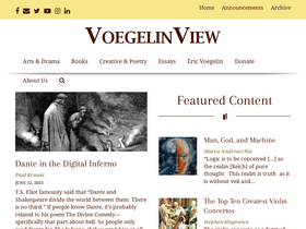 'voegelinview.com' screenshot