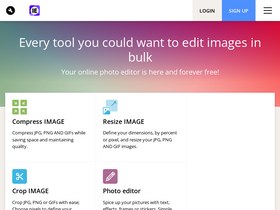 'the-image-editor.com' screenshot