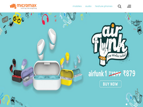 'micromaxinfo.com' screenshot