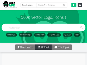 'iconape.com' screenshot