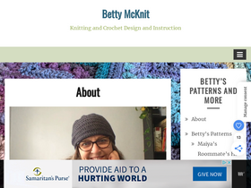 'bettymcknit.com' screenshot