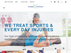 'surreyphysio.co.uk' screenshot