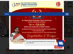 'baou.edu.in' screenshot