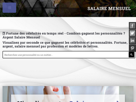 'salaire-mensuel.com' screenshot