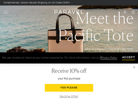 'tourparavel.com' screenshot