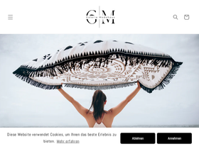 Galeriemodehaus homepage screenshot