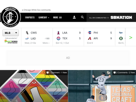 'southsidesox.com' screenshot