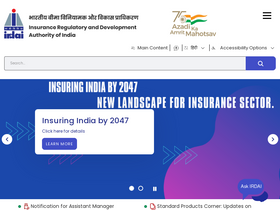 'ypp.irdai.gov.in' screenshot