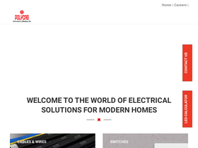 'polycab.com' screenshot