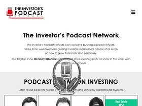 'theinvestorspodcast.com' screenshot